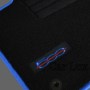 Alfombrillas Fiat 500 Edition Velour borde azul 13-